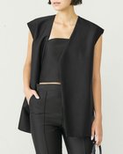 【ドゥクラッセ/DoCLASSE】のシルクウールタフタ・ボクシージレ ブラック|ID: prp329100004934399 ipo3291000000037033921