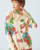 【ドゥクラッセ/DoCLASSE】の超長綿・ハイネック/総柄 人気、トレンドファッション・服の通販 founy(ファニー) ファッション Fashion レディースファッション Fashion for Women トップス・カットソー Cut & Sew Tops シャツ・ブラウス・オフィスカジュアル Elegant Blouses & Button-Ups ロングTシャツ・Tシャツ Longline T-Shirts & Tees カットソー・ベーシックTシャツ Cut-and-Sewn Tops / Stretch Tees & Basics なめらか Smooth, Silky Texture カットソー Cut and Sewn Top タートルネック Turtleneck, High Neck ハイネック High Neck, Mock Neck thumbnail フラワー|ID: prp329100004934401 ipo3291000000037033928
