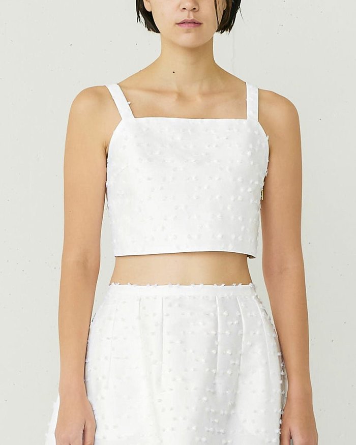 【ドゥクラッセ/DoCLASSE】のリボンジャカード・ビスチェ インテリア・キッズ・メンズ・レディースファッション・服の通販 founy(ファニー) https://founy.com/ ファッション Fashion レディースファッション Fashion for Women トップス・カットソー Cut & Sew Tops シャツ・ブラウス・オフィスカジュアル Elegant Blouses & Button-Ups ビスチェ Bustiers & Corset Tops / Layered Bustier Style ジャカード／ジャガード Jacquard, Woven Pattern セットアップ Set-Up, Coordinated Outfit ビスチェ Bustier, Corset Top リボン Ribbon, Bow 春 Spring |ID: prp329100004934403 ipo3291000000037033935