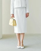 【ドゥクラッセ/DoCLASSE】のボンボンツイード・スカート 人気、トレンドファッション・服の通販 founy(ファニー) ファッション Fashion レディースファッション Fashion for Women スカート Skirts イタリア Italy ジャケット Jacket, Outerwear ツイード Twill, Twill Weave 別注 Limited Edition, Custom Order thumbnail ホワイト|ID: prp329100004934404 ipo3291000000037033939