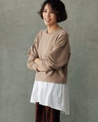 【ドゥクラッセ/DoCLASSE】のロングシャツドッキング・裏毛プルオーバー 人気、トレンドファッション・服の通販 founy(ファニー) ファッション Fashion レディースファッション Fashion for Women トップス・カットソー Cut & Sew Tops シャツ・ブラウス・オフィスカジュアル Elegant Blouses & Button-Ups ロングTシャツ・Tシャツ Longline T-Shirts & Tees カジュアルプルオーバー・ニットトップス Pullovers & Knit Tops / Casual Pullovers カットソー・ベーシックTシャツ Cut-and-Sewn Tops / Stretch Tees & Basics おすすめ Recommended / Our Picks カットソー Cut and Sewn Top ドッキング Docking, Mixed Material ロング Long, Long-Length 今季 This Season, Current Season thumbnail トープ|ID: prp329100004934409 ipo3291000000037033957