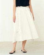 【ドゥクラッセ/DoCLASSE】のトリアセグログラン・フレアスカート ホワイト|ID: prp329100004934415 ipo3291000000037102759