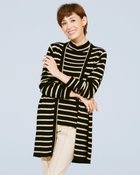 【ドゥクラッセ/DoCLASSE】のシルクフィール・ハイネック&カーディガン ブラック&times;ベージュ|ID: prp329100004934416 ipo3291000000037093390