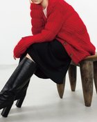 【ドゥクラッセ/DoCLASSE】のキッドモヘア・エアリーカーディガン レッド|ID: prp329100004934423 ipo3291000000037102774