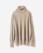 【ドゥクラッセ/DoCLASSE】のシルクカシミヤ・タートルネックセーター ベージュ|ID: prp329100004934424 ipo3291000000037102778