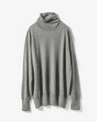 【ドゥクラッセ/DoCLASSE】のシルクカシミヤ・タートルネックセーター グレー|ID: prp329100004934424 ipo3291000000037102779