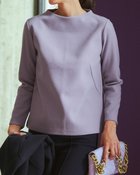 【ドゥクラッセ/DoCLASSE】のメルトンタッチ・ファネルネックプルオーバー ラベンダー|ID: prp329100004934438 ipo3291000000037098510