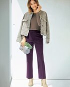 【ドゥクラッセ/DoCLASSE】のウールタッチニードル・セミフレア/68cm パープル|ID: prp329100004934447 ipo3291000000037098521