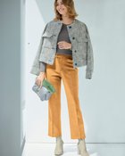 【ドゥクラッセ/DoCLASSE】のウールタッチニードル・セミフレア/68cm マスタード|ID: prp329100004934447 ipo3291000000037098522