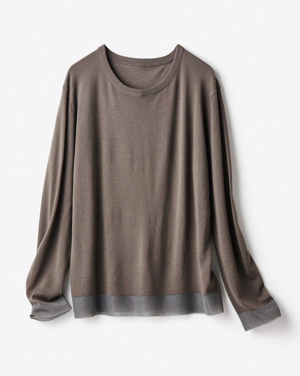 【ドゥクラッセ/DoCLASSE】のカリアッジ・ハイゲージクルーネック インテリア・キッズ・メンズ・レディースファッション・服の通販 founy(ファニー) 　ファッション　Fashion　レディースファッション　Fashion for Women　トップス・カットソー　Cut & Sew Tops　ニット　Knit Tops & Sweaters　イタリア　Italy　セーター　Sweater, Knitwear　冬　Winter / This Winter　トープ|ID: prp329100004934459 ipo3291000000037034131