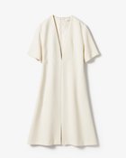 【ドゥクラッセ/DoCLASSE】のストレッチボンディング・レイヤードワンピース ホワイト|ID: prp329100004934464 ipo3291000000037094243