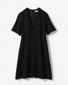 【ドゥクラッセ/DoCLASSE】のストレッチボンディング・レイヤードワンピース ブラック|ID: prp329100004934464 ipo3291000000037257581
