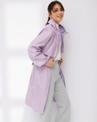 【ドゥクラッセ/DoCLASSE】のAIRタフタ・リバーシブルコート ライラック|ID: prp329100004934485 ipo3291000000037102880