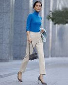 【ドゥクラッセ/DoCLASSE】の二重織りカルゼ・スリムテーパード グレー|ID: prp329100004934491 ipo3291000000037102902