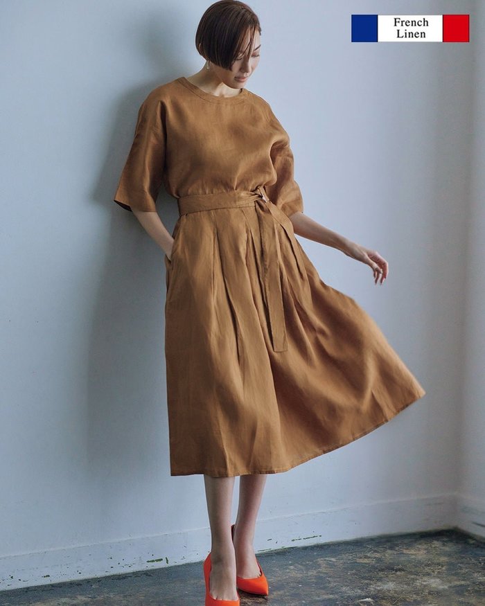 【ドゥクラッセ/DoCLASSE】のフレンチリネン・ベルト付きスカート/ミディ インテリア・キッズ・メンズ・レディースファッション・服の通販 founy(ファニー) https://founy.com/ ファッション Fashion レディースファッション Fashion for Women スカート Skirts ベルト&ウエストマーク Belts & Waist Accessories エレガント 上品 Elegant セットアップ Set-Up, Coordinated Outfit フランス France, French フレア Flare, Flared フレンチ French, French Style リネン Linen, Linen Fabric |ID: prp329100004934496 ipo3291000000037034276