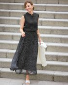 【ドゥクラッセ/DoCLASSE】のアコーディオンプリーツ・マキシスカート ドット|ID: prp329100004934500 ipo3291000000037093396