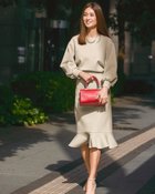 【ドゥクラッセ/DoCLASSE】のトリアセスキューバ・ペプラムセットアップ 人気、トレンドファッション・服の通販 founy(ファニー) ファッション Fashion レディースファッション Fashion for Women ワンピース Dresses なめらか Smooth, Silky Texture シルク Silk, 100% Silk シンプル Simple, Minimal ストレート Straight, Straight Cut スリーブ Sleeve, Long Sleeve / Short Sleeve セットアップ Set-Up, Coordinated Outfit フォルム Silhouette, Form ペプラム Peplum, Flared Hem 秋 Autumn A/W・秋冬 Autumn/Winter thumbnail トープ|ID: prp329100004934503 ipo3291000000037034303