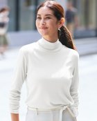 【ドゥクラッセ/DoCLASSE】のハイカウントコットン・ハイネック/長袖 オフホワイト|ID: prp329100004934508 ipo3291000000037102927