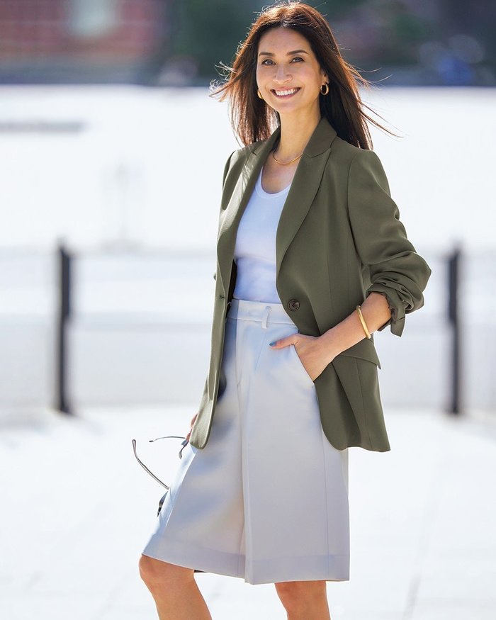 【ドゥクラッセ/DoCLASSE】のアセテートダブルクロス・スマートジャケット インテリア・キッズ・メンズ・レディースファッション・服の通販 founy(ファニー) https://founy.com/ ファッション Fashion レディースファッション Fashion for Women アウター Coat / Outerwear Collection レディースジャケット・軽アウター Jackets とろみ Fluid, Flowy Fabric シルク Silk, 100% Silk シンプル Simple, Minimal ジャケット Jacket, Outerwear ジョーゼット Georgette, Semi-Sheer Fabric スマート Smart, Elegant テーラード Tailored, Tailored Fit ロング Long, Long-Length ビジネス 仕事 通勤 Business / Work / Commuting 冬 Winter / This Winter A/W・秋冬 Autumn/Winter |ID: prp329100004934518 ipo3291000000037102947