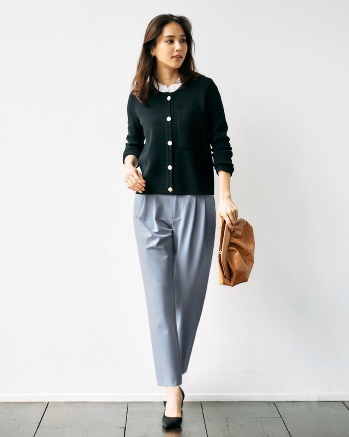 【ドゥクラッセ/DoCLASSE】のストレッチWクロス・テーパード/64cm インテリア・キッズ・メンズ・レディースファッション・服の通販 founy(ファニー) https://founy.com/ ファッション Fashion レディースファッション Fashion for Women パンツ Pants & Trousers ストレッチ Stretch, Stretchy Fabric テーパード Tapered, Tapered Pants 定番 Standard, Basic Item なめらか Smooth, Silky Texture パターン Pattern, Design Print フィット Fit, Slim Fit フロント Front, Front Design 旅行 Travel ビジネス 仕事 通勤 Business / Work / Commuting |ID: prp329100004934529 ipo3291000000037098537