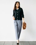 【ドゥクラッセ/DoCLASSE】のストレッチWクロス・テーパード/64cm ダスティーブルー|ID: prp329100004934529 ipo3291000000037098538