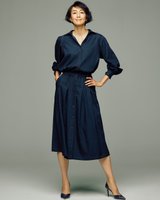 【ドゥクラッセ/DoCLASSE】のとろみデニム・ボタンデザインフレアスカート 人気、トレンドファッション・服の通販 founy(ファニー) ファッション Fashion レディースファッション Fashion for Women スカート Skirts Aライン・フレアスカート A-Line & Flared Skirts とろみ Fluid, Flowy Fabric ウエスタン Western Style エレガント 上品 Elegant デニム Denim, Jeans Material フレア Flare, Flared |ID:prp329100004934531