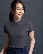 【ドゥクラッセ/DoCLASSE】のハイカウントコットン・プチハイネック チャコール|ID: prp329100004934541 ipo3291000000037140308