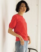【ドゥクラッセ/DoCLASSE】のクルーネック/パフ半袖・ドゥクラッセTシャツ スカーレット|ID: prp329100004934543 ipo3291000000037140314