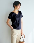 【ドゥクラッセ/DoCLASSE】のVネック/半袖・ドゥクラッセTシャツ ミッドナイトブルー|ID: prp329100004934544 ipo3291000000037257744