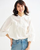 【ドゥクラッセ/DoCLASSE】のコットンローン・ピンタックブラウス ホワイト|ID: prp329100004934564 ipo3291000000037257785