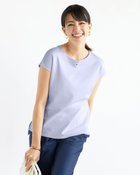 【ドゥクラッセ/DoCLASSE】のパールネック/フレンチ袖・ドゥクラッセT サックス|ID: prp329100004934569 ipo3291000000037282905