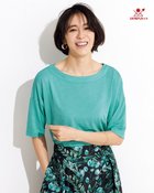 【ドゥクラッセ/DoCLASSE】のUVスラブ・タック入りボートネック ターコイズ|ID: prp329100004934570 ipo3291000000037246729