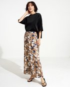 【ドゥクラッセ/DoCLASSE】のドレープサテン・ワイドパンツ/プリント フラワー|ID: prp329100004934579 ipo3291000000037103055