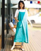 【ドゥクラッセ/DoCLASSE】の21番リネン・キャミワンピース ブルーグリーン|ID: prp329100004934580 ipo3291000000037034617