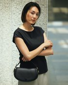 【ドゥクラッセ/DoCLASSE】のボートネック/フレンチ袖・ドゥクラッセTシャツ(58cm丈) ブラック|ID: prp329100004934583 ipo3291000000037034637