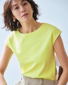 【ドゥクラッセ/DoCLASSE】のボートネック/フレンチ袖・ドゥクラッセTシャツ(58cm丈) アップルイエロー|ID: prp329100004934583 ipo3291000000037034638