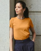 【ドゥクラッセ/DoCLASSE】のクルーネック/半袖・ドゥクラッセTシャツ 人気、トレンドファッション・服の通販 founy(ファニー) ファッション Fashion レディースファッション Fashion for Women トップス・カットソー Cut & Sew Tops シャツ・ブラウス・オフィスカジュアル Elegant Blouses & Button-Ups ロングTシャツ・Tシャツ Longline T-Shirts & Tees カットソー・ベーシックTシャツ Cut-and-Sewn Tops / Stretch Tees & Basics インナー Innerwear カットソー Cut and Sewn Top シンプル Simple, Minimal ジャケット Jacket, Outerwear デニム Denim, Jeans Material 定番 Standard, Basic Item なめらか Smooth, Silky Texture パール Pearl, Pearl Accent ベーシック Basic, Essential 半袖 Short Sleeve, Half Sleeve おすすめ Recommended / Our Picks ビジネス 仕事 通勤 Business / Work / Commuting thumbnail ライトオレンジ|ID: prp329100004934584 ipo3291000000037034652
