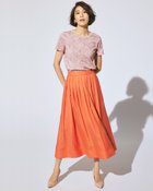 【ドゥクラッセ/DoCLASSE】のキュプラコットン・フレアスカート オレンジ|ID: prp329100004934588 ipo3291000000037103071