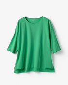 【ドゥクラッセ/DoCLASSE】の抜け感クルーネック/5分袖・ドゥクラッセTシャツ グリーン|ID: prp329100004934592 ipo3291000000037098570