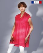 【ドゥクラッセ/DoCLASSE】の21番リネン・スタンドフリルチュニック フューシャピンク|ID: prp329100004934594 ipo3291000000037034703