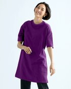 【ドゥクラッセ/DoCLASSE】の太番手コットン・天竺ビッグTシャツ パープル|ID: prp329100004934599 ipo3291000000037257879