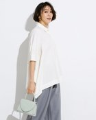 【ドゥクラッセ/DoCLASSE】の高密度コットン・構築フォルムシャツ ホワイト|ID: prp329100004934605 ipo3291000000037103116