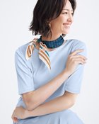 【ドゥクラッセ/DoCLASSE】のボートネック/5分袖・ドゥクラッセTシャツ(58cm丈) ペールブルー|ID: prp329100004934606 ipo3291000000037034753