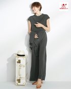 【ドゥクラッセ/DoCLASSE】のUVスラブ・セミワイドパンツ/68cm カーキグレー|ID: prp329100004934610 ipo3291000000037103131