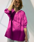 【ドゥクラッセ/DoCLASSE】のコットンローン・スモッキングブラウス/半袖 人気、トレンドファッション・服の通販 founy(ファニー) ファッション Fashion レディースファッション Fashion for Women トップス・カットソー Cut & Sew Tops シャツ・ブラウス・オフィスカジュアル Elegant Blouses & Button-Ups なめらか Smooth, Silky Texture エアリー Airy Texture ギャザー Gathered, Ruffled スリーブ Sleeve, Long Sleeve / Short Sleeve チュニック Tunic, Long Top エレガント 上品 Elegant 人気 Popular, Best Seller 半袖 Short Sleeve, Half Sleeve 夏 Summer 春 Spring thumbnail パープル|ID: prp329100004934612 ipo3291000000037034778