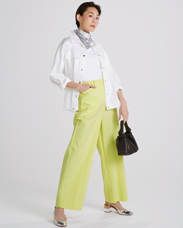 【ドゥクラッセ/DoCLASSE】のスタイルUPパンツ・ピンタックセミワイド インテリア・キッズ・メンズ・レディースファッション・服の通販 founy(ファニー) https://founy.com/ ファッション Fashion レディースファッション Fashion for Women パンツ Pants & Trousers 今季 This Season, Current Season ストレッチ Stretch, Stretchy Fabric ストレート Straight, Straight Cut 人気 Popular, Best Seller パターン Pattern, Design Print フィット Fit, Slim Fit ワイド Wide, Wide Fit |ID: prp329100004934617 ipo3291000000037140487