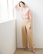 【ドゥクラッセ/DoCLASSE】のスタイルUPパンツ・ピンタックセミワイド ベージュ|ID: prp329100004934617 ipo3291000000037140489