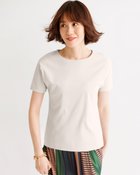 【ドゥクラッセ/DoCLASSE】の立体クルーネック/半袖・ドゥクラッセTシャツ ライトグレー|ID: prp329100004934627 ipo3291000000037034836