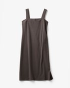 【ドゥクラッセ/DoCLASSE】の超長綿・インナーキャミワンピース チャコール|ID: prp329100004934628 ipo3291000000037094304