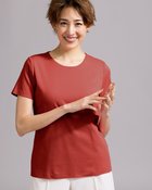【ドゥクラッセ/DoCLASSE】のクルーネック/半袖・ドゥクラッセTファイン レッドブラウン|ID: prp329100004934639 ipo3291000000037257963